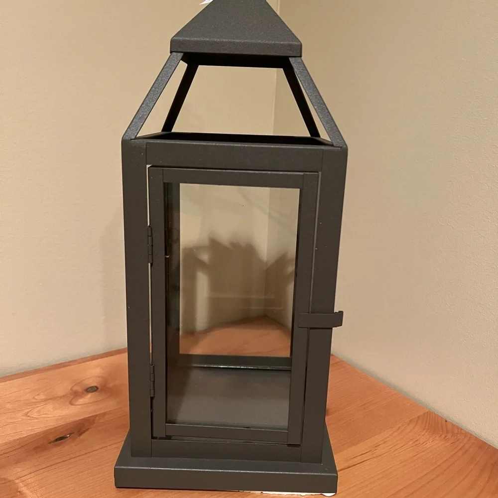 Pier 1 Imports Black Landen Metal Lantern